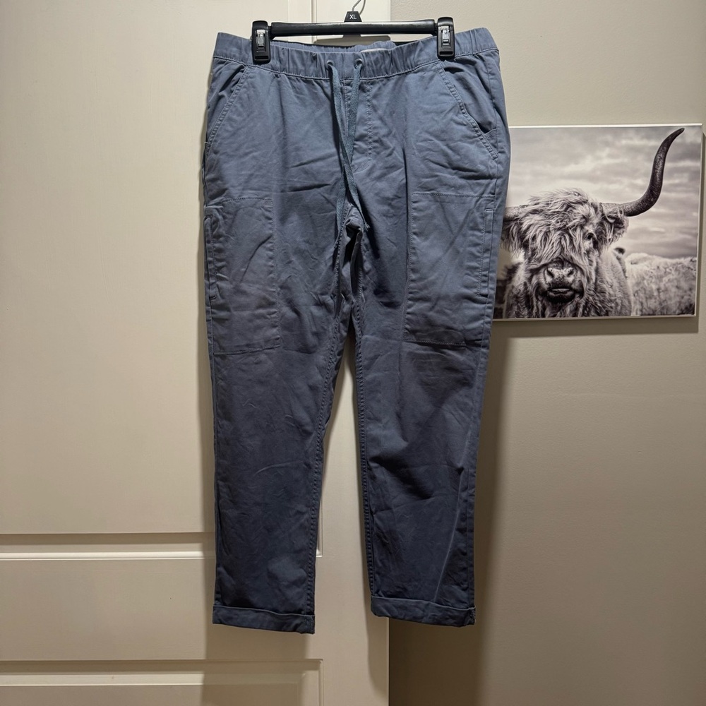 Ocean + coast cropped pants